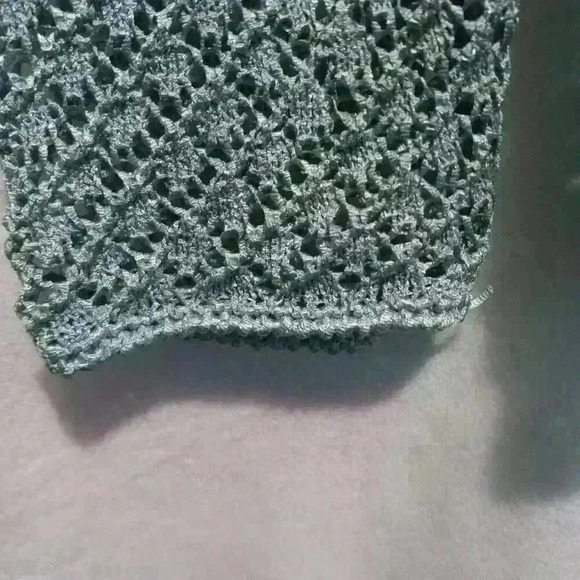 norton studio pointelle sweater Old Money Grannycore Normcore Casual Work Dressy - Picture 6 of 7